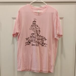 Mad Hatter UnBirthday Bella Canvas Pink Graphic Tee